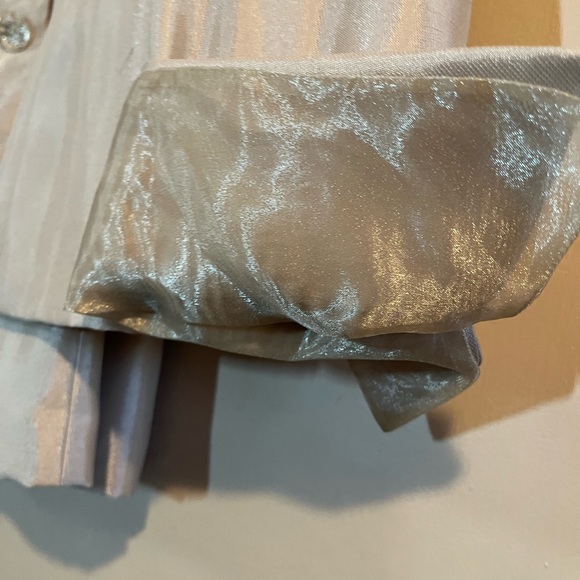 Le Suit Gold Skirt Suit - Picture 3 of 5